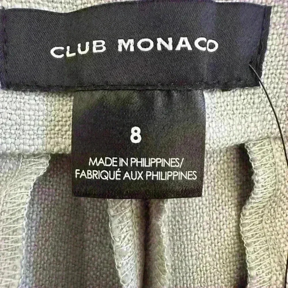 Club Monaco Cigarette Cropped Pant In Iron Grey Women’s Size 8 NWT!! - Picture 10 of 10